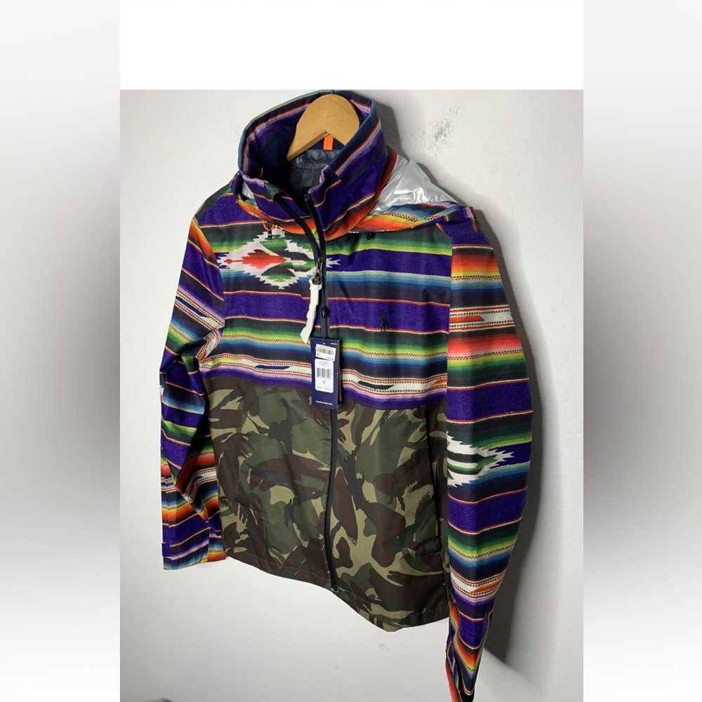 Men's Polo Ralph Lauren  Cami Southwestern Serape Jacket RRL Beacon Rugby Hood